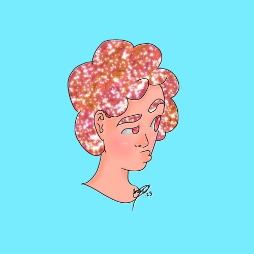 Cabello de brillitos
